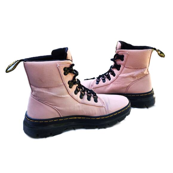 Dr. Martens Combs Nylon Combat Platform Boots 8 - Picture 9 of 11